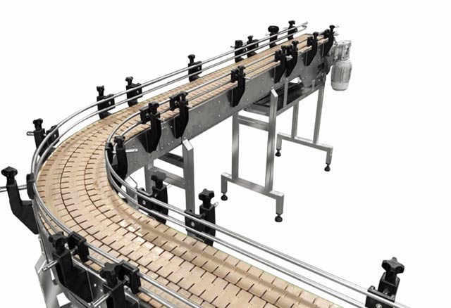 Curve Table Top Chain Conveyor